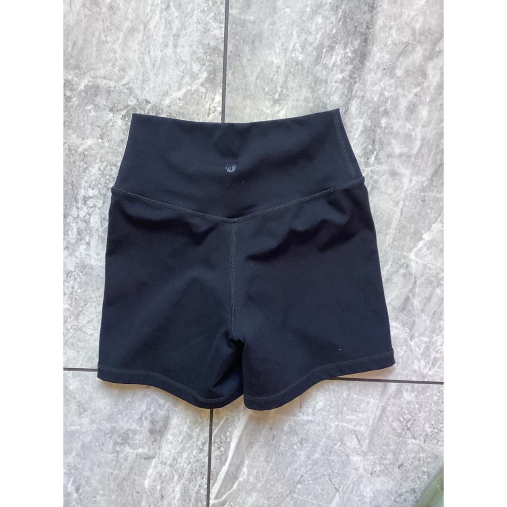 AYBL Training Shorts Black High Waisted Gym Workout Spandex XS